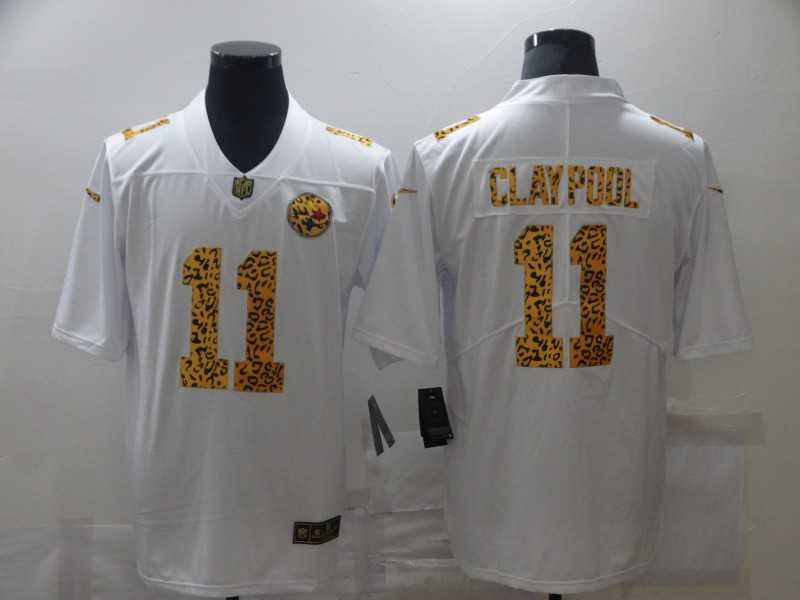 Nike Steelers 11 Chase Claypool White Leopard Vapor Untouchable Limited Jersey,We sell and wholesale Nike Steelers 11 Chase Claypool White Leopard Vapor Untouchable Limited Jersey on line form chian!